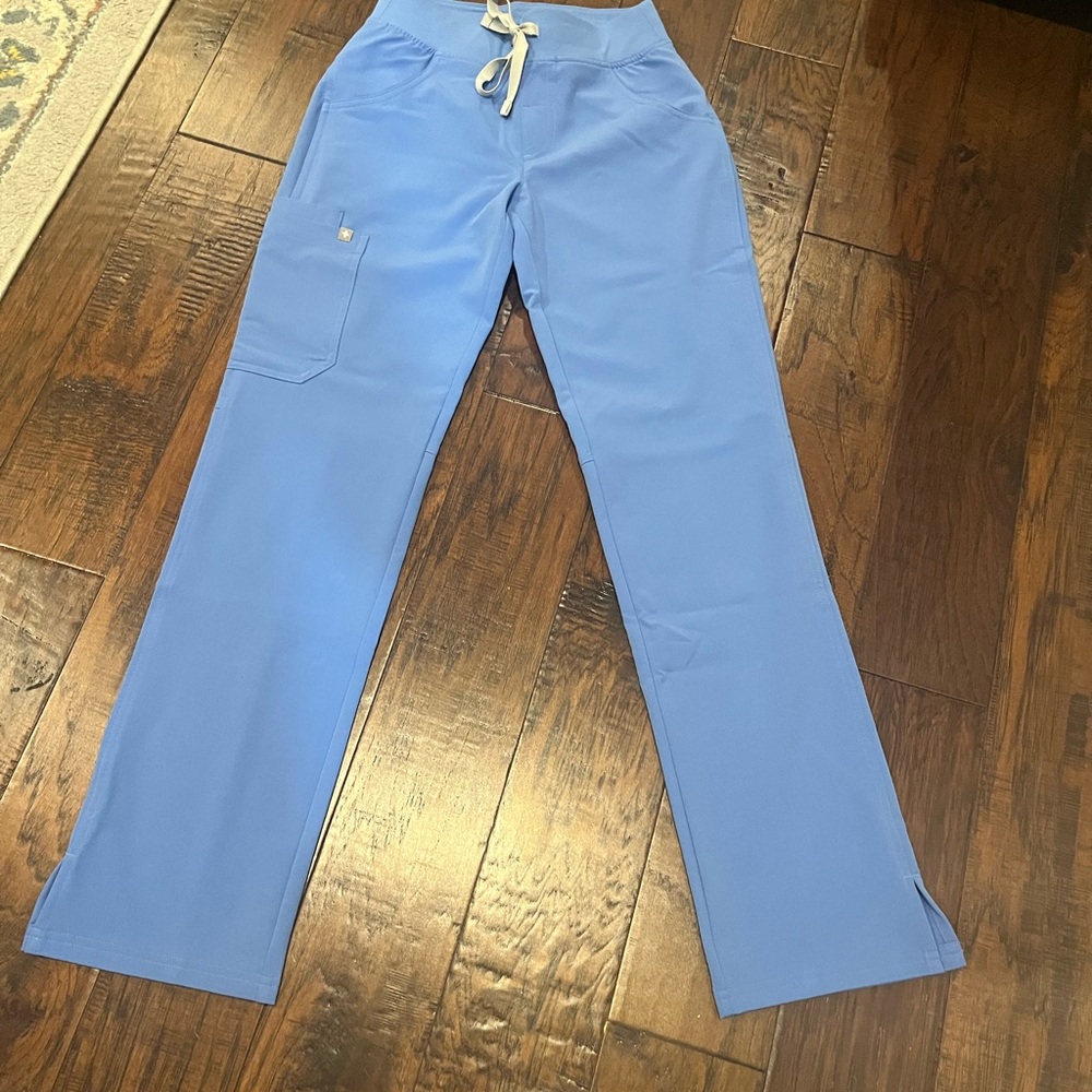 Figs Light Blue Scrub Pants